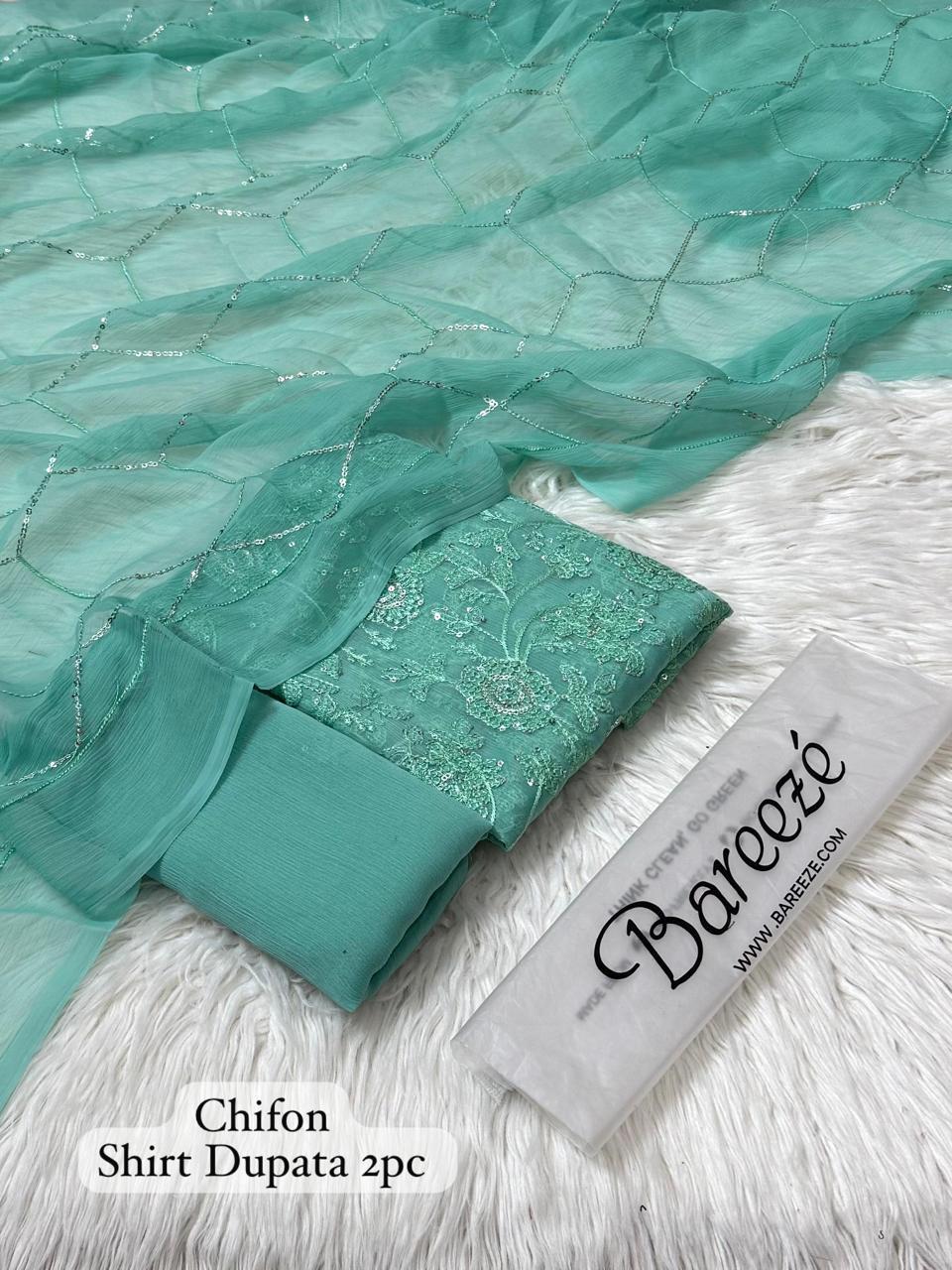 CHIFFON 2PC COLLECTION ‘ 25 🔥(FABRIC BAMBER CHIFFON)