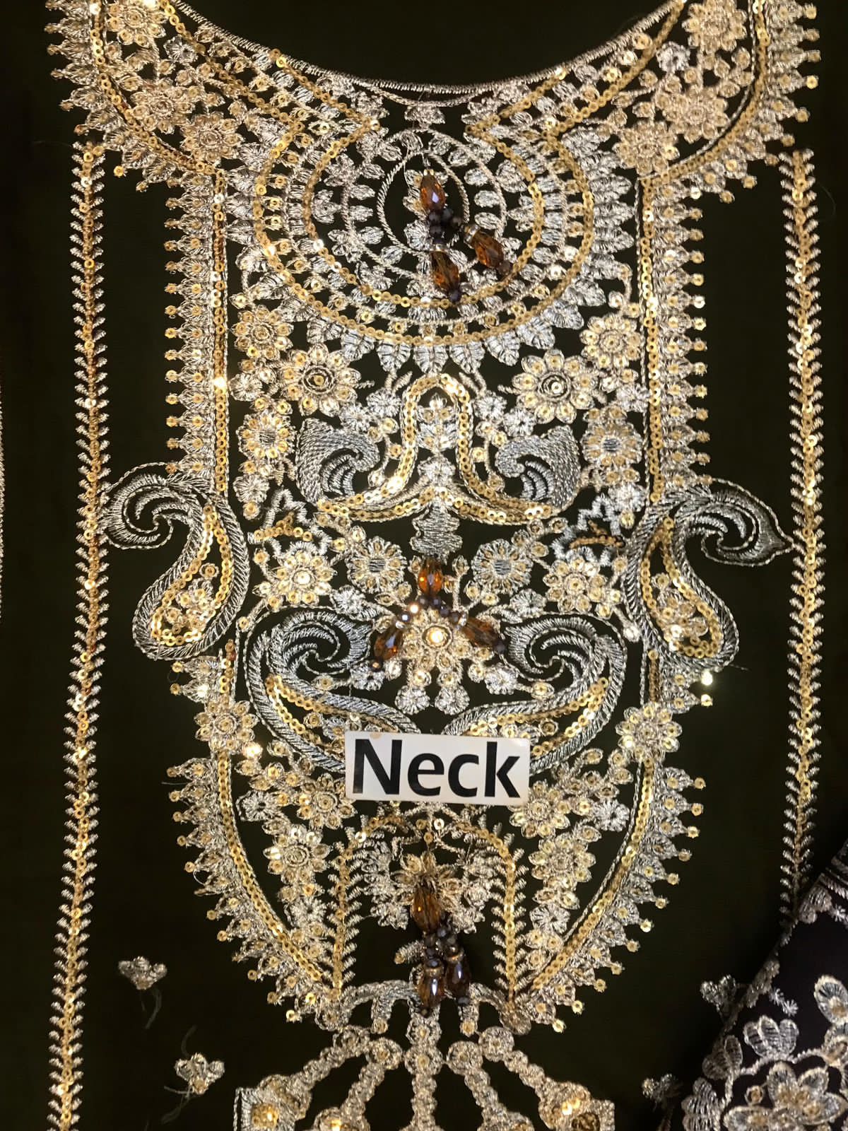 RANG-E-MEHFIL 012 : Fully Heavy Embroidered Chiffon