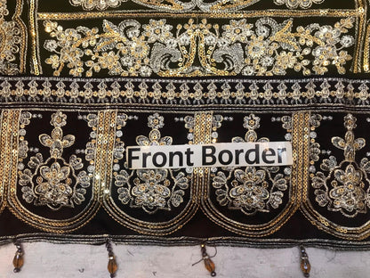 RANG-E-MEHFIL 012 : Fully Heavy Embroidered Chiffon