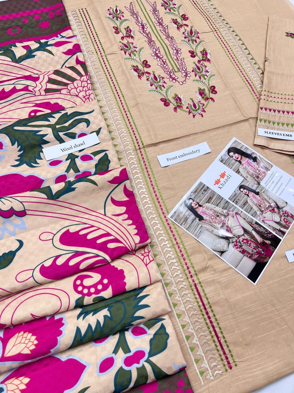 KHADDI KHADDAR WITH WOOL SHAWL