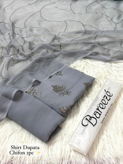 CHIFFON 2PC COLLECTION ‘ 25 🔥(FABRIC BAMBER CHIFFON)