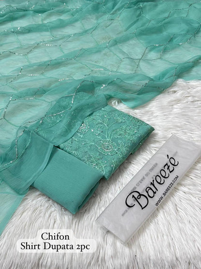 CHIFFON 2PC COLLECTION ‘ 25 🔥(FABRIC BAMBER CHIFFON)